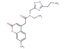 N-ethyl-2-(7-methyl-2-oxo-2H-chromen-4-yl)-N-[(5-propyl-1,2,4-oxadiazol-3-yl)methyl]acetamide