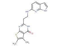 5,6-dimethyl-2-[2-(1H-pyrrolo[2,3-b]pyridin-6-ylamino)ethyl]thieno[2,3-d]pyrimidin-4(3H)-one