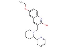 6-ethoxy-3-{[2-(2-pyridinyl)-1-piperidinyl]methyl}-2-quinolinol