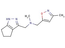 N-methyl-1-(3-methyl-5-isoxazolyl)-N-(1,4,5,6-tetrahydrocyclopenta[c]pyrazol-3-ylmethyl)methanamine trifluoroacetate