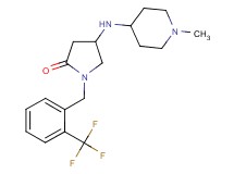 4-[(1-methyl-4-piperidinyl)amino]-1-[2-(trifluoromethyl)benzyl]-2-pyrrolidinone
