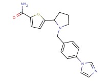 5-{1-[4-(1H-imidazol-1-yl)benzyl]-2-pyrrolidinyl}-2-thiophenecarboxamide