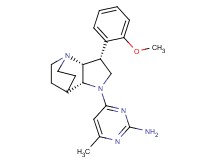 4-[(3R*,3aR*,7aR*)-3-(2-methoxyphenyl)hexahydro-4,7-ethanopyrrolo[3,2-b]pyridin-1(2H)-yl]-6-methylpyrimidin-2-amine