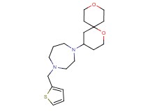 1-(1,9-dioxaspiro[5.5]undec-4-yl)-4-(2-thienylmethyl)-1,4-diazepane