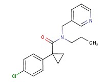 1-(4-chlorophenyl)-N-propyl-N-(pyridin-3-ylmethyl)cyclopropanecarboxamide