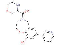 4-(3-morpholinylcarbonyl)-7-(3-pyridinyl)-2,3,4,5-tetrahydro-1,4-benzoxazepin-9-ol dihydrochloride