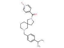 7-(4-isopropylbenzyl)-2-(1-oxidoisonicotinoyl)-2,7-diazaspiro[4.5]decane