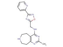 2-methyl-N-[(3-pyridin-2-yl-1,2,4-oxadiazol-5-yl)methyl]-6,7,8,9-tetrahydro-5H-pyrimido[4,5-d]azepin-4-amine