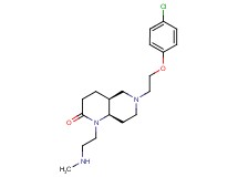 (4aS*,8aR*)-6-[2-(4-chlorophenoxy)ethyl]-1-[2-(methylamino)ethyl]octahydro-1,6-naphthyridin-2(1H)-one