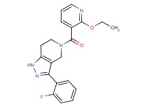 5-[(2-ethoxypyridin-3-yl)carbonyl]-3-(2-fluorophenyl)-4,5,6,7-tetrahydro-1H-pyrazolo[4,3-c]pyridine