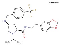 (4S)-N-[2-(1,3-benzodioxol-5-yl)ethyl]-1-isopropyl-4-{[4-(trifluoromethyl)benzyl]amino}-L-prolinamide