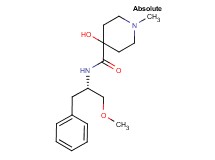 N-[(1S)-1-benzyl-2-methoxyethyl]-4-hydroxy-1-methylpiperidine-4-carboxamide