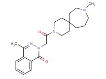 4-methyl-2-[2-(9-methyl-3,9-diazaspiro[5.6]dodec-3-yl)-2-oxoethyl]phthalazin-1(2H)-one