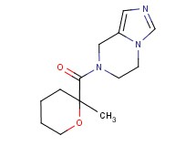 7-[(2-methyltetrahydro-2H-pyran-2-yl)carbonyl]-5,6,7,8-tetrahydroimidazo[1,5-a]pyrazine