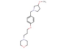 4-(3-{4-[(3-methoxypyrrolidin-1-yl)methyl]phenoxy}propyl)morpholine