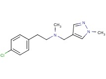 [2-(4-chlorophenyl)ethyl]methyl[(1-methyl-1H-pyrazol-4-yl)methyl]amine trifluoroacetate