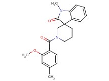 1'-(2-methoxy-4-methylbenzoyl)-1-methylspiro[indole-3,3'-piperidin]-2(1H)-one