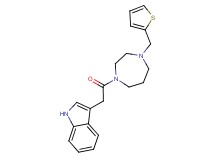 3-{2-oxo-2-[4-(2-thienylmethyl)-1,4-diazepan-1-yl]ethyl}-1H-indole