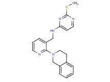 N-{[2-(3,4-dihydroisoquinolin-2(1H)-yl)pyridin-3-yl]methyl}-2-(methylthio)pyrimidin-4-amine