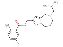 5-chloro-N-[(5-isobutyl-5,6,7,8-tetrahydro-4H-pyrazolo[1,5-a][1,4]diazepin-2-yl)methyl]-2-methylbenzamide