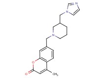 7-{[3-(1H-imidazol-1-ylmethyl)piperidin-1-yl]methyl}-4-methyl-2H-chromen-2-one