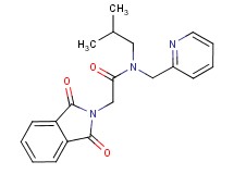 2-(1,3-dioxo-1,3-dihydro-2H-isoindol-2-yl)-N-isobutyl-N-(pyridin-2-ylmethyl)acetamide