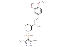 N-[2-(3,4-dimethoxyphenyl)ethyl]-1-[(3,5-dimethyl-1H-pyrazol-4-yl)sulfonyl]-N-methyl-3-piperidinamine
