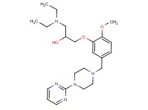 1-(diethylamino)-3-(2-methoxy-5-{[4-(2-pyrimidinyl)-1-piperazinyl]methyl}phenoxy)-2-propanol