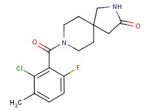 8-(2-chloro-6-fluoro-3-methylbenzoyl)-2,8-diazaspiro[4.5]decan-3-one