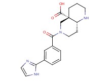 (4aS*,8aR*)-6-[3-(1H-imidazol-2-yl)benzoyl]octahydro-1,6-naphthyridine-4a(2H)-carboxylic acid
