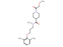 N-[3-(2,6-dimethylphenoxy)propyl]-1-(methoxyacetyl)-N-methyl-4-piperidinecarboxamide