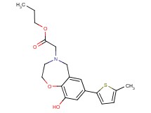 propyl [9-hydroxy-7-(5-methyl-2-thienyl)-2,3-dihydro-1,4-benzoxazepin-4(5H)-yl]acetate