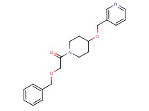3-[({1-[(benzyloxy)acetyl]-4-piperidinyl}oxy)methyl]pyridine