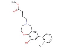 methyl 4-[9-hydroxy-7-(2-methylphenyl)-2,3-dihydro-1,4-benzoxazepin-4(5H)-yl]butanoate