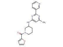 N-[1-(2-furoyl)piperidin-3-yl]-6-methyl-2-pyridin-3-ylpyrimidin-4-amine