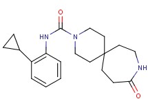 N-(2-cyclopropylphenyl)-10-oxo-3,9-diazaspiro[5.6]dodecane-3-carboxamide
