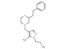 4-[(5-methyl-1-propyl-1H-pyrazol-4-yl)methyl]-2-(2-phenylethyl)morpholine