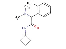N-cyclobutyl-2-(dimethylamino)-2-(2-methylphenyl)acetamide