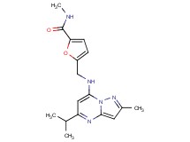 5-{[(5-isopropyl-2-methylpyrazolo[1,5-a]pyrimidin-7-yl)amino]methyl}-N-methyl-2-furamide