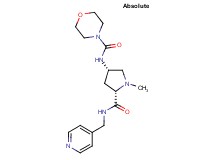N-((3S,5S)-1-methyl-5-{[(pyridin-4-ylmethyl)amino]carbonyl}pyrrolidin-3-yl)morpholine-4-carboxamide