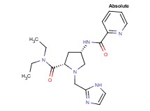 N-[(3S,5S)-5-[(diethylamino)carbonyl]-1-(1H-imidazol-2-ylmethyl)pyrrolidin-3-yl]pyridine-2-carboxamide