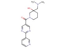 3-[(dimethylamino)methyl]-1-{[2-(3-pyridinyl)-5-pyrimidinyl]carbonyl}-3-piperidinol