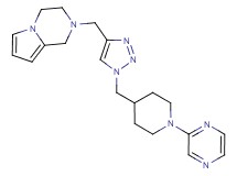 2-({1-[(1-pyrazin-2-ylpiperidin-4-yl)methyl]-1H-1,2,3-triazol-4-yl}methyl)-1,2,3,4-tetrahydropyrrolo[1,2-a]pyrazine