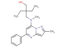 2-ethyl-2-{[methyl(2-methyl-5-phenylpyrazolo[1,5-a]pyrimidin-7-yl)amino]methyl}butan-1-ol