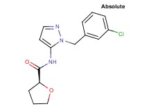 (2S)-N-[1-(3-chlorobenzyl)-1H-pyrazol-5-yl]tetrahydrofuran-2-carboxamide