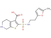 2-({[2-(5-methyl-2-furyl)ethyl]amino}sulfonyl)-4,5,6,7-tetrahydrothieno[2,3-c]pyridine-3-carboxylic acid