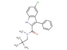 5-chloro-N-(2,2-dimethylpropyl)-N-methyl-3-phenyl-1H-indole-2-carboxamide