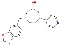 1-(1,3-benzodioxol-5-ylmethyl)-4-pyridin-4-yl-1,4-diazepan-6-ol