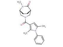 (1S*,5R*)-3-[(2,5-dimethyl-1-phenyl-1H-pyrrol-3-yl)carbonyl]-6-methyl-3,6-diazabicyclo[3.2.2]nonan-7-one