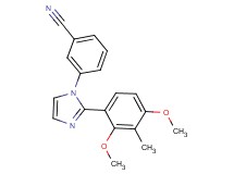 3-[2-(2,4-dimethoxy-3-methylphenyl)-1H-imidazol-1-yl]benzonitrile